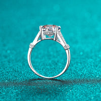 Oval Cut Moissanite Engagement 3 carat Wedding Ring- RM053