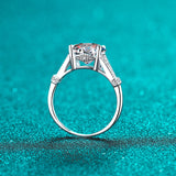 Oval Cut Moissanite Engagement 3 carat Wedding Ring- RM053