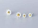 Daisy Flower Stud Earrings - SS076
