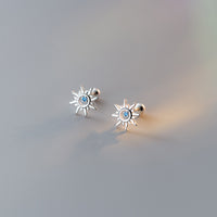 Little Sun Screw Back Studs Earrings - ESB013