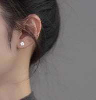 Small flower Screw back Studs Earrings - ESB029