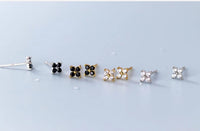 Colorful Mini Flowers Stud Earrings-SS072