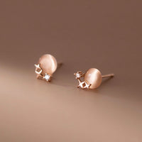 Opal Star Studs Earrings - EOS015