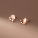 Opal Star Studs Earrings - EOS015