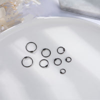 Dainty Continuous Thin Hoops for Multiple Piercings - SH007 (Helix/Cartilage Friendly)