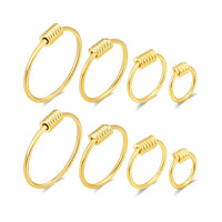 Dainty Continuous Thin Hoops for Multiple Piercings - SH007 (Helix/Cartilage Friendly)