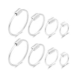 Dainty Continuous Thin Hoops for Multiple Piercings - SH007 (Helix/Cartilage Friendly)