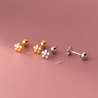 Small flower Screw back Studs Earrings - ESB020