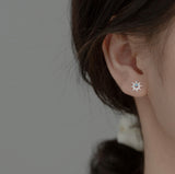 Little Sun Screw Back Studs Earrings - ESB013