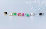Colorful Mini Flowers Stud Earrings-SS072