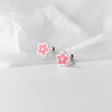 Small flower Screw back Studs Earrings - ESB029