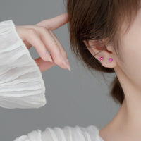 Colorful Mini Flowers Stud Earrings-SS072
