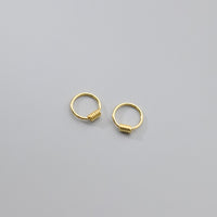 Dainty Continuous Thin Hoops for Multiple Piercings - SH007 (Helix/Cartilage Friendly)