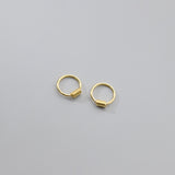 Dainty Continuous Thin Hoops for Multiple Piercings - SH007 (Helix/Cartilage Friendly)