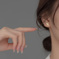 Yellow Flower Small Daisy Stud Earrings - SS089