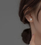 Opal Star Studs Earrings - EOS015