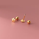 Small flower Screw back Studs Earrings - ESB020