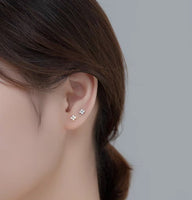 Colorful Mini Flowers Stud Earrings-SS072