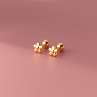 Small flower Screw back Studs Earrings - ESB020