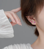 Colorful Mini Flowers Stud Earrings-SS072