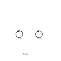 Dainty Continuous Thin Hoops for Multiple Piercings - SH007 (Helix/Cartilage Friendly)