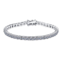 Luxury Moissanite Bracelets; Wedding Jewelry; Moissanite Bride Bracelet-BM006