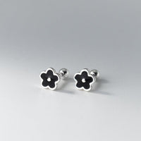 Small flower Screw back Studs Earrings - ESB029