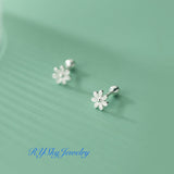 Small flower Screw back Studs Earrings - ESB030