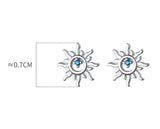 Little Sun Screw Back Studs Earrings - ESB013