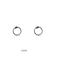 Dainty Continuous Thin Hoops for Multiple Piercings - SH007 (Helix/Cartilage Friendly)