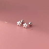 Small flower Screw back Studs Earrings - ESB020