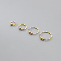 Dainty Continuous Thin Hoops for Multiple Piercings - SH007 (Helix/Cartilage Friendly)
