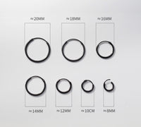 Thin Small Medium Big Hoop Earrings-SH022