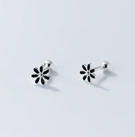 Small flower Screw back Studs Earrings - ESB030