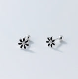 Small flower Screw back Studs Earrings - ESB030