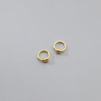 Dainty Continuous Thin Hoops for Multiple Piercings - SH007 (Helix/Cartilage Friendly)