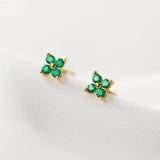 Colorful Mini Flowers Stud Earrings-SS072