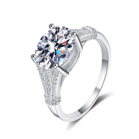 Oval Cut Moissanite Engagement 3 carat Wedding Ring- RM053