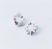 Holiday Earrings for her silver studs earrings 