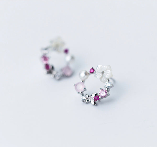 Holiday Earrings for her silver studs earrings 