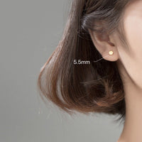 Hexagon Stud Earrings