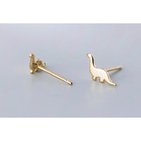 Tiny Brachiosaurus Stud Earrings