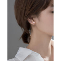 Pink Butterflies Stud Earrings-SS031