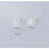 Snow Flaker Stud Earrings-SS047
