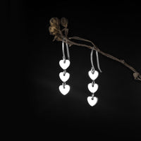 Bright Polish Heart Hook Dangle Earrings