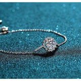 moissanite Bracelet 1ct Diamond;