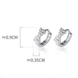 Small Bow Huggie Earrings