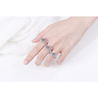 Moissanite Engagement Rings-Classic Solitaire Rings-RM011