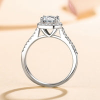 Moissanite Engagement Ring