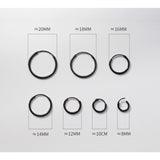 Thin Small Medium Hoop Earrings-SH022